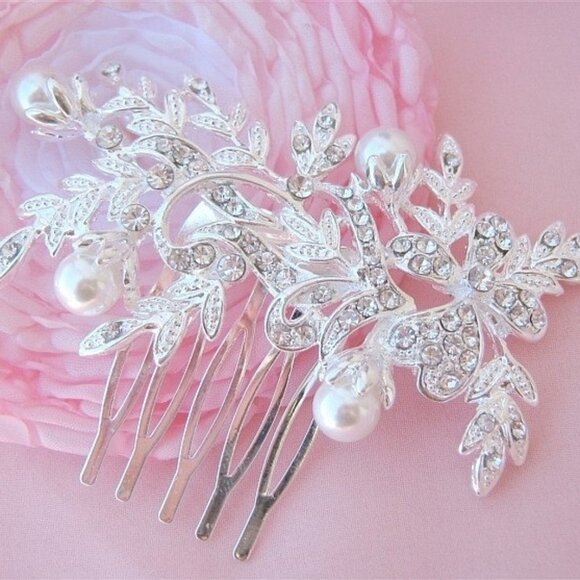 RHINESTONE HAIRCOMB - Picture 3 of 5